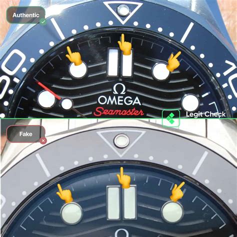 fake omega seamaster vs real|knock off omega seamaster watch.